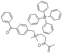 CAS#: 191093-16-0, N-(4-[Benzoyl]Benzyl)-N,N-Dimethyl-N-(2-[Methacryloyl]Ethyl) Ammonium Tetraphenylborate