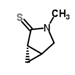 CAS 登录号：191222-62-5， (1S)-3-甲基-3-氮杂双环[3.1.0]己烷-2-硫酮