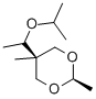 CAS#: 19131-74-9, 5beta-(1-Isopropoxyethyl)-2beta,5alpha-Dimethyl-1,3-Dioxane