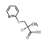 CAS#: 191414-23-0, (2S)-2-Methyl-3-(2-Pyridinylsulfanyl)Propanoic Acid