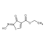 CAS#: 191418-67-4, Ethyl (5Z)-5-(Hydroxyimino)-4-Oxo-4,5-Dihydro-3-Thiophenecarboxylate