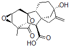 CAS#: 19147-78-5, (1R,2R,5S,8S,9S,10R,11S,12R,14S)-5-hydroxy-11-methyl-6-methylidene-17-oxo-13,16-dioxahexacyclo[9.4.2.1(5,8).0(1,10).0(2,8).0(12,14)]octadecane-9-carboxylic acid