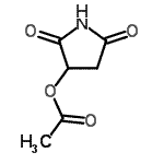CAS#: 191592-48-0, 2,5-Dioxo-3-Pyrrolidinyl Acetate