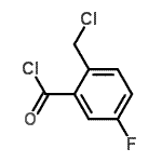 CAS 登录号：191934-72-2， 2-(氯甲基)-5-氟苯甲酰氯