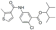 CAS#: 191984-60-8, 2,4-Dimethylpentan-3-Yl 2-Chloro-5-[(2-Methylthiophene-3-Carbonyl)Amino]Benzoate