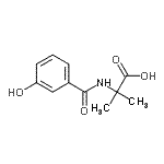 CAS#: 192046-60-9, N-(3-Hydroxybenzoyl)-2-Methylalanine