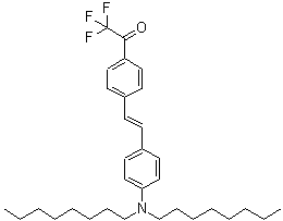 CAS#: 192190-92-4, 1-(4-{(E)-2-[4-(Dioctylamino)Phenyl]Vinyl}Phenyl)-2,2,2-Trifluoroethanone
