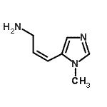 CAS 登录号：192197-51-6， (2Z)-3-(1-甲基-1H-咪唑-5-基)-2-丙烯-1-胺