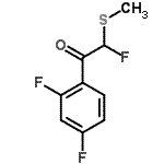 CAS#: 192862-12-7, 1-(2,4-Difluorophenyl)-2-Fluoro-2-(Methylsulfanyl)Ethanone