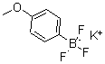 CAS 登录号：192863-36-8， (T-4)-三氟(4-甲氧基苯基)-硼酸钾(1:1)