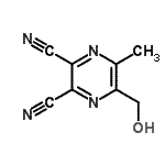 CAS#: 192933-53-2, 5-(Hydroxymethyl)-6-Methyl-2,3-Pyrazinedicarbonitrile