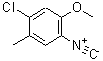 CAS#: 1930-96-7, 1-Chloro-4-Isocyano-5-Methoxy-2-Methylbenzene