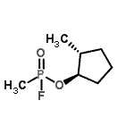 CAS 登录号：193090-50-5， (1R,2R)-2-甲基环戊基甲基氟膦酸酯