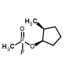 CAS 登录号：193090-52-7， (1R,2S)-2-甲基环戊基甲基氟膦酸酯