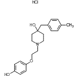 CAS#: 193359-26-1, 1-[2-(4-Hydroxyphenoxy)Ethyl]-4-(4-Methylbenzyl)-4-Piperidinol Hydrochloride (1:1)