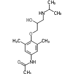 CAS#: 19343-17-0, N-{4-[2-Hydroxy-3-(Isopropylamino)Propoxy]-3,5-Dimethylphenyl}Acetamide