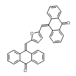 CAS#: 19352-17-1, 10,10'-(2,5-Furandiyldimethylylidene)Di(9(10H)-Anthracenone)