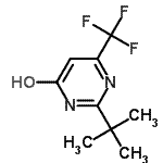 CAS 登录号：193610-95-6， 2-(2-甲基-2-丙基)-6-(三氟甲基)-4(1H)-嘧啶酮