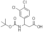 CAS 登录号：193633-52-2， 3-(3,4-二氯苯基)-3-({[(2-甲基-2-丙基)氧基]羰基}氨基)丙酸