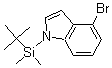 CAS#: 193694-04-1, 4-Bromo-1-[(1,1-Dimethylethyl)Dimethylsilyl]-1H-Indole