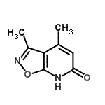 CAS 登录号：19385-56-9， 3,4-二甲基[1,2]恶唑并[5,4-b]吡啶-6(7H)-酮