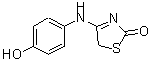 CAS 登录号：19387-61-2， 4-[(4-羟基苯基)氨基]-1,3-噻唑-2(5H)-酮