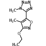 CAS#: 194286-82-3, 5-(3-Ethoxy-4-Methyl-1,2-Oxazol-5-Yl)-1-Methyl-1H-Tetrazole