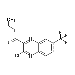 CAS 登录号：194423-79-5， 乙基3-氯-7-(三氟甲基)-2-喹喔啉羧酸酯