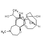 CAS#: 19457-37-5, (1R,5R,6S,9S,12R)-22-(1-Hydroxyethyl)-6,16-Dimethyl-10,19-Dioxa-16-Azahexacyclo[12.5.3.1<Sup>5,9</Sup>.0<Sup>1,14</Sup>.0<Sup>2,11</Sup>.0<Sup>6,11</Sup>]Tricosa-2,21-Diene-9,12-Diol