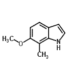 CAS#: 19500-05-1, 6-Methoxy-7-Methyl-1H-Indole