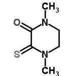 CAS#: 195048-48-7, 1,4-Dimethyl-3-Thioxo-2-Piperazinone