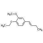 CAS#: 195192-80-4, 4-[(1E)-1-Buten-1-Yl]-1-Ethoxy-2-Methoxybenzene