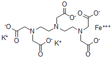 CAS#: 19529-39-6, Ferric dipotassium 2-[bis[2-[bis(2-keto-2-oxido-ethyl)amino]ethyl]amino]acetate