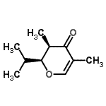 CAS#: 195382-75-3, (2S,3R)-2-Isopropyl-3,5-Dimethyl-2,3-Dihydro-4H-Pyran-4-One