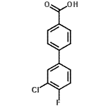 CAS#: 195457-73-9, 3'-Chloro-4'-Fluoro-4-Biphenylcarboxylic Acid