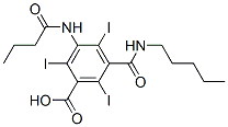 CAS#: 1955-03-9, 3-Butyrylamino-5-(Pentylcarbamoyl)-2,4,6-Triiodobenzoic Acid