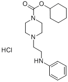 CAS#: 19564-18-2, 4-(2-Anilinoethyl)-1-Piperazinecarboxylic Acid Cyclohexyl Ester Hydrochloride