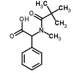CAS#: 195719-43-8, [(2,2-Dimethylpropanoyl)(Methyl)Amino](Phenyl)Acetic Acid