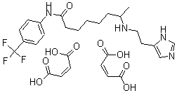 CAS#: 195867-54-0, 6-[2-(4-Imidazolyl)Ethylamino]-N-(4-Trifluoromethylphenyl)Heptanecarboxamide Dimaleate