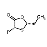 CAS 登录号：195886-09-0， (2S,4S)-2-乙基-4-氟-1,3-氧硫杂环戊烷-5-酮
