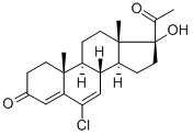 CAS 登录号：1961-77-9， 氯地孕酮
