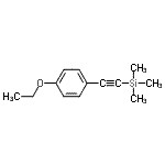 CAS#: 196599-73-2, [(4-Ethoxyphenyl)Ethynyl](Trimethyl)Silane