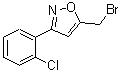 CAS#: 196877-21-1, 5-(Bromomethyl)-3-(2-Chlorophenyl)Isoxazole