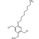 CAS#: 196877-73-3, 1,4-Bis(Chloromethyl)-2-Methoxy-5-(Octyloxy)Benzene