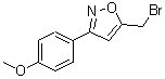 CAS 登录号：196877-76-6， 5-(溴甲基)-3-(4-甲氧基苯基)-1,2-恶唑