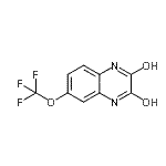 CAS#: 196962-67-1, 6-(Trifluoromethoxy)-1,4-Dihydro-2,3-Quinoxalinedione