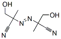CAS 登录号：19706-80-0， 2-(2-氰基-1-羟基-丙-2-基)偶氮-3-羟基-2-甲基-丙腈