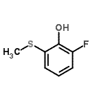 CAS#: 197149-26-1, 2-Fluoro-6-(Methylsulfanyl)Phenol