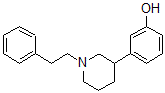 CAS 登录号：19725-24-7， 3-(3-羟基苯基)-N-(2-苯乙基)哌啶