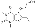 CAS 登录号：19729-82-9， 8-乙基-7-(2-羟基乙氧基)茶碱